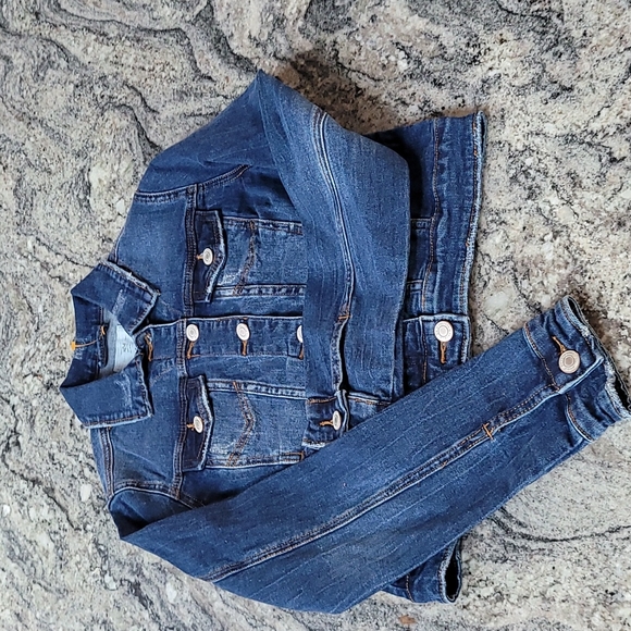 I & M Premium Cropped Jean Jacket sz S - Picture 1 of 17